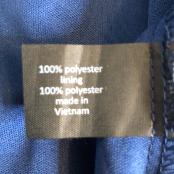 Lane Bryant Floral Short Sleeve Blue High Low Size 18/20 - Picture 10 of 13